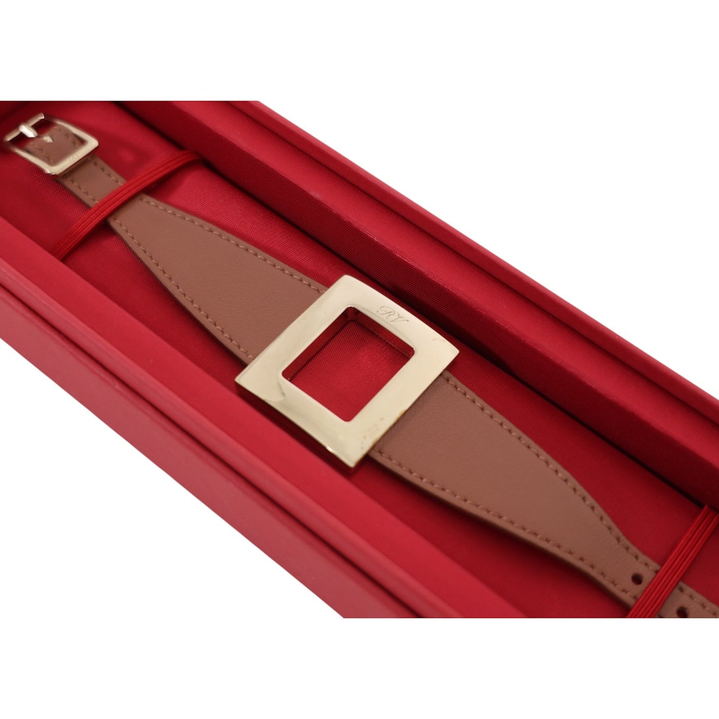 Roger Vivier Tres Vivier Leather Bracelet