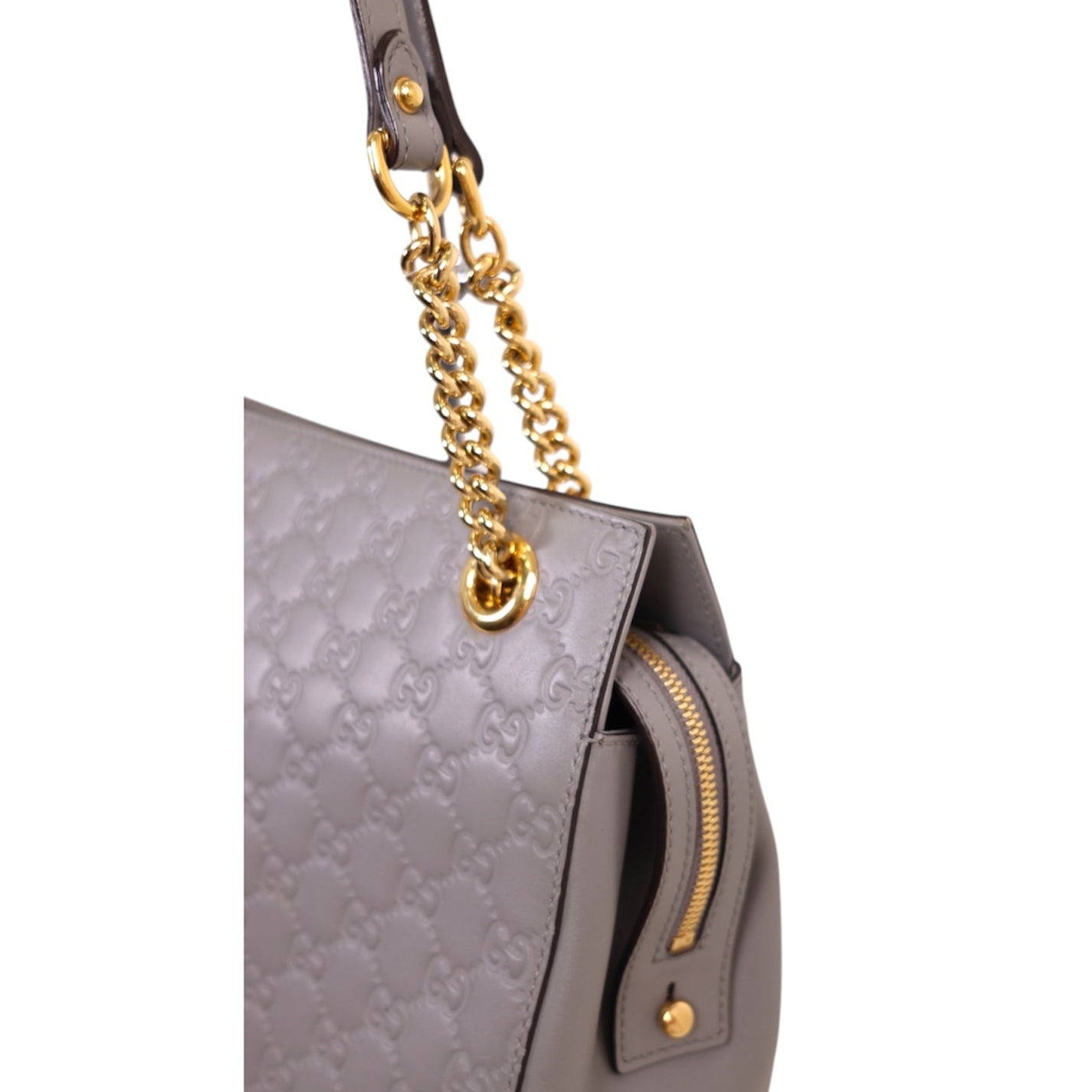 Gucci GG Guccissima Leather Chain Shoulder Bag
