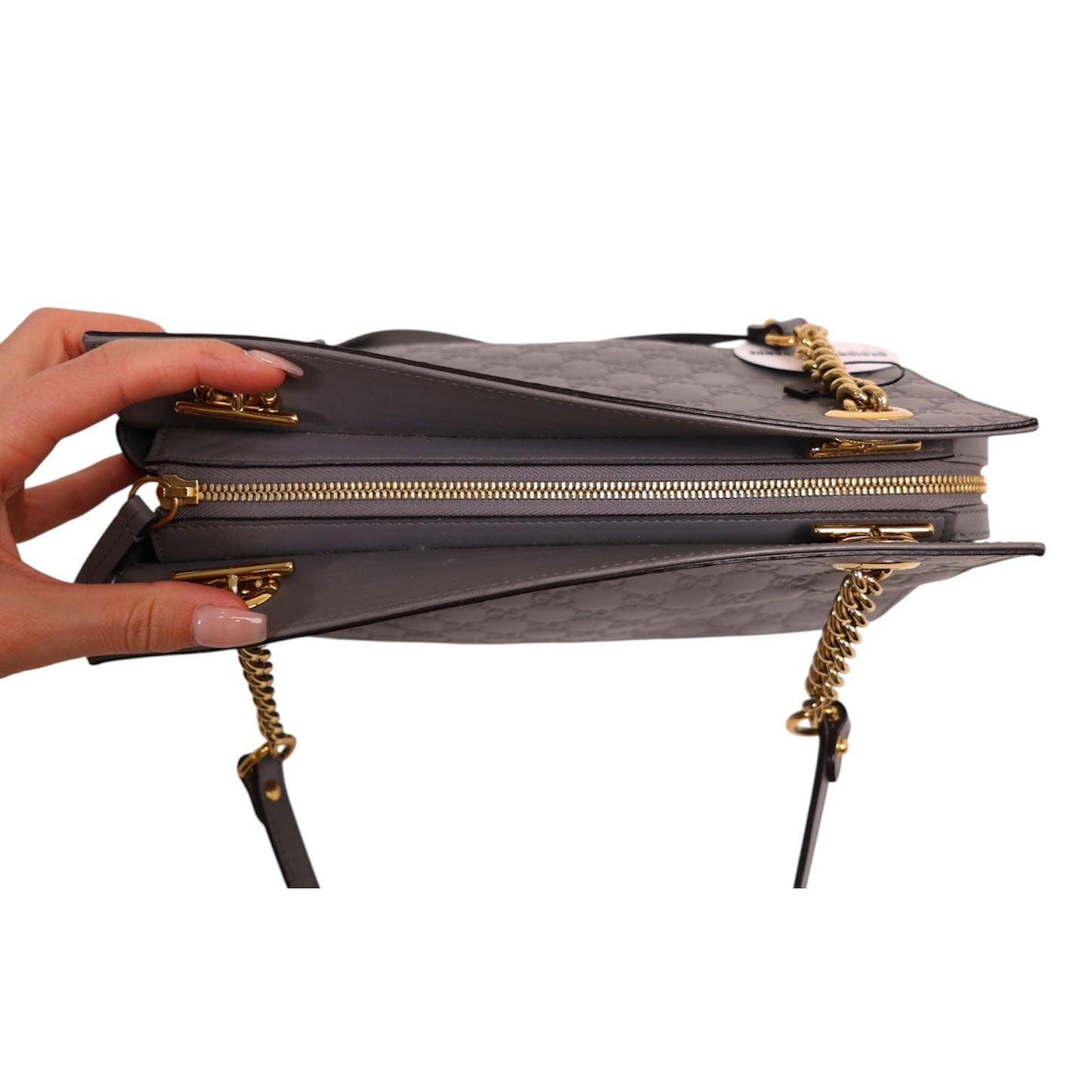 Gucci GG Guccissima Leather Chain Shoulder Bag