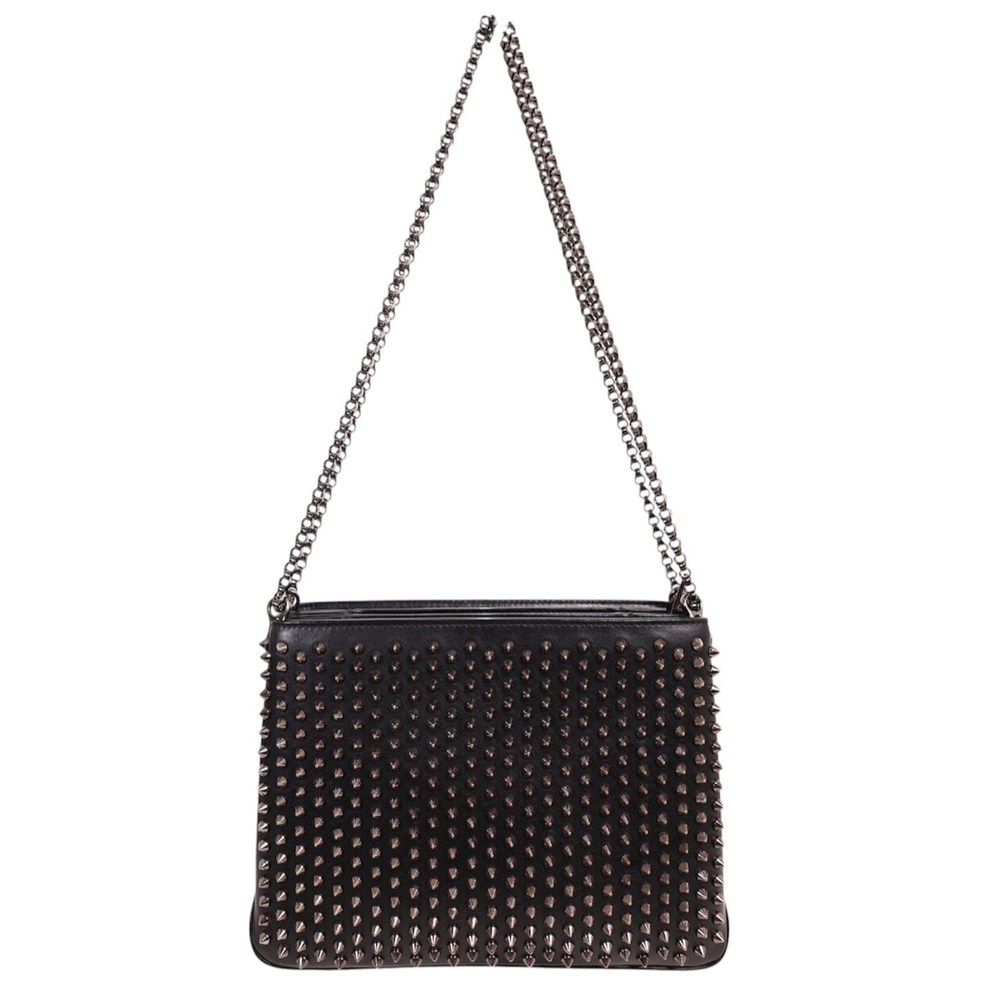 Christian Louboutin Triloubi Studded Leather Shoulder Bag