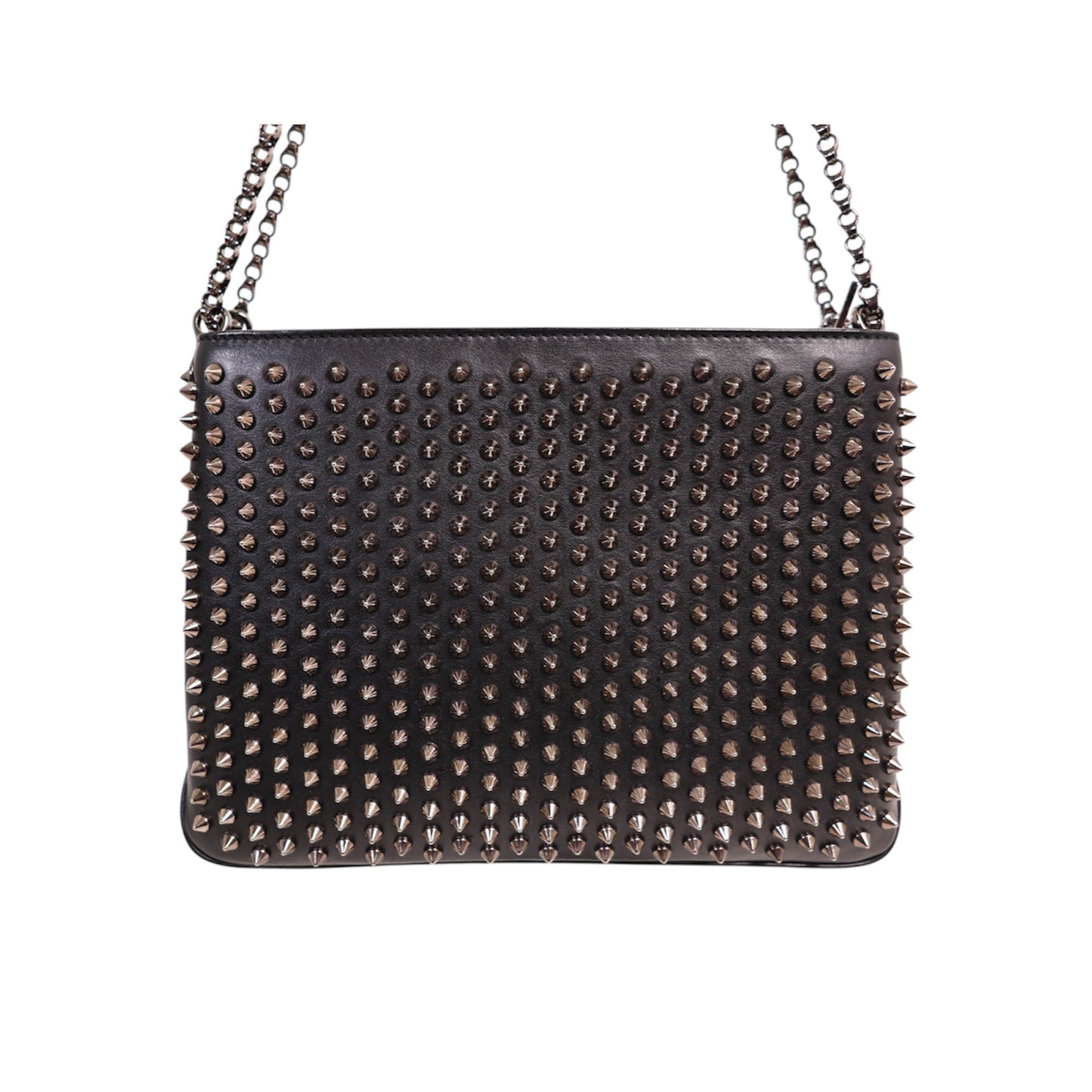 Christian Louboutin Triloubi Studded Leather Shoulder Bag