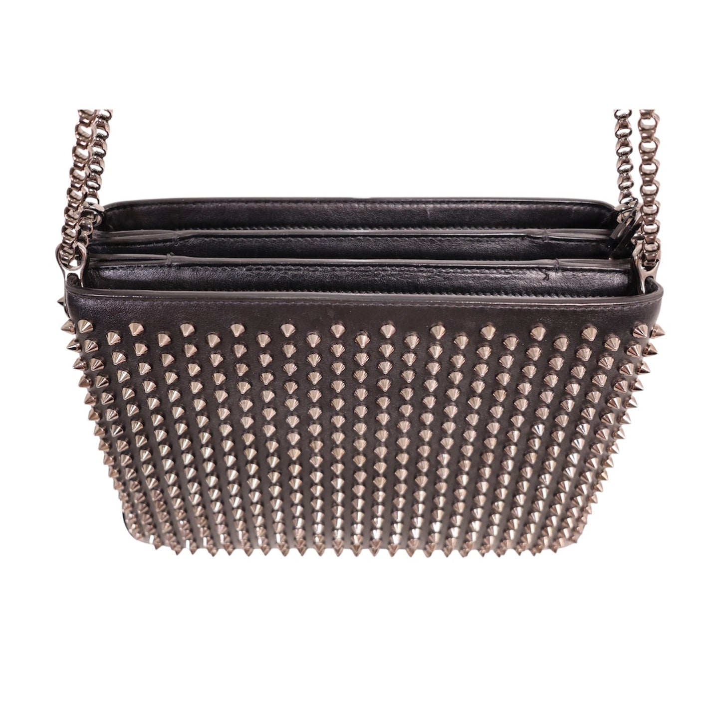 Christian Louboutin Triloubi Studded Leather Shoulder Bag