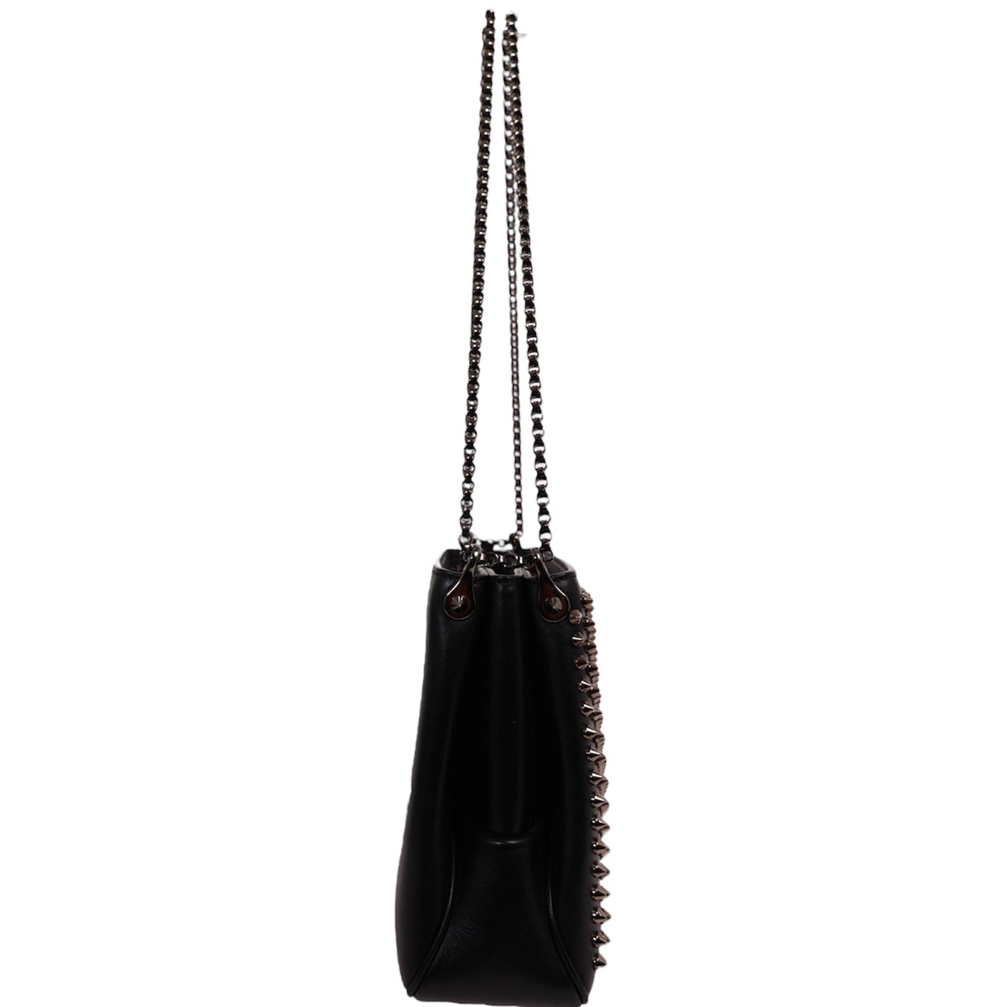 Christian Louboutin Triloubi Studded Leather Shoulder Bag