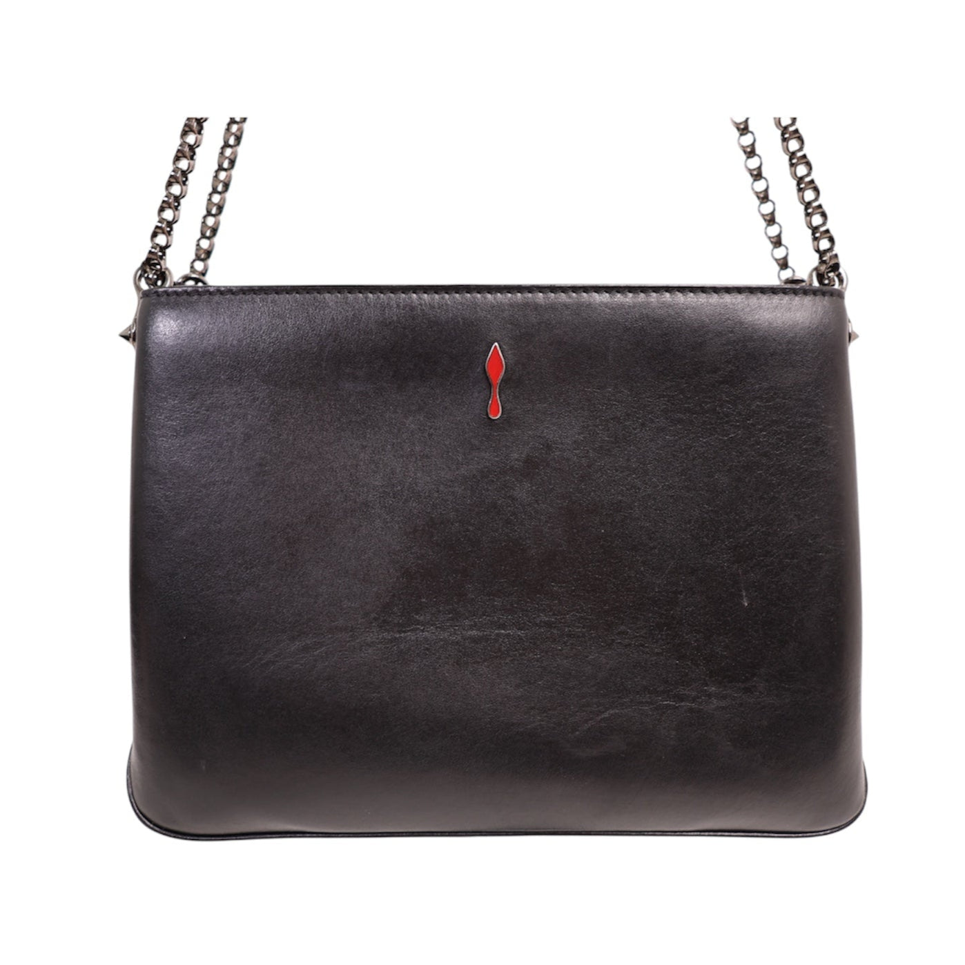 Christian Louboutin Triloubi Studded Leather Shoulder Bag