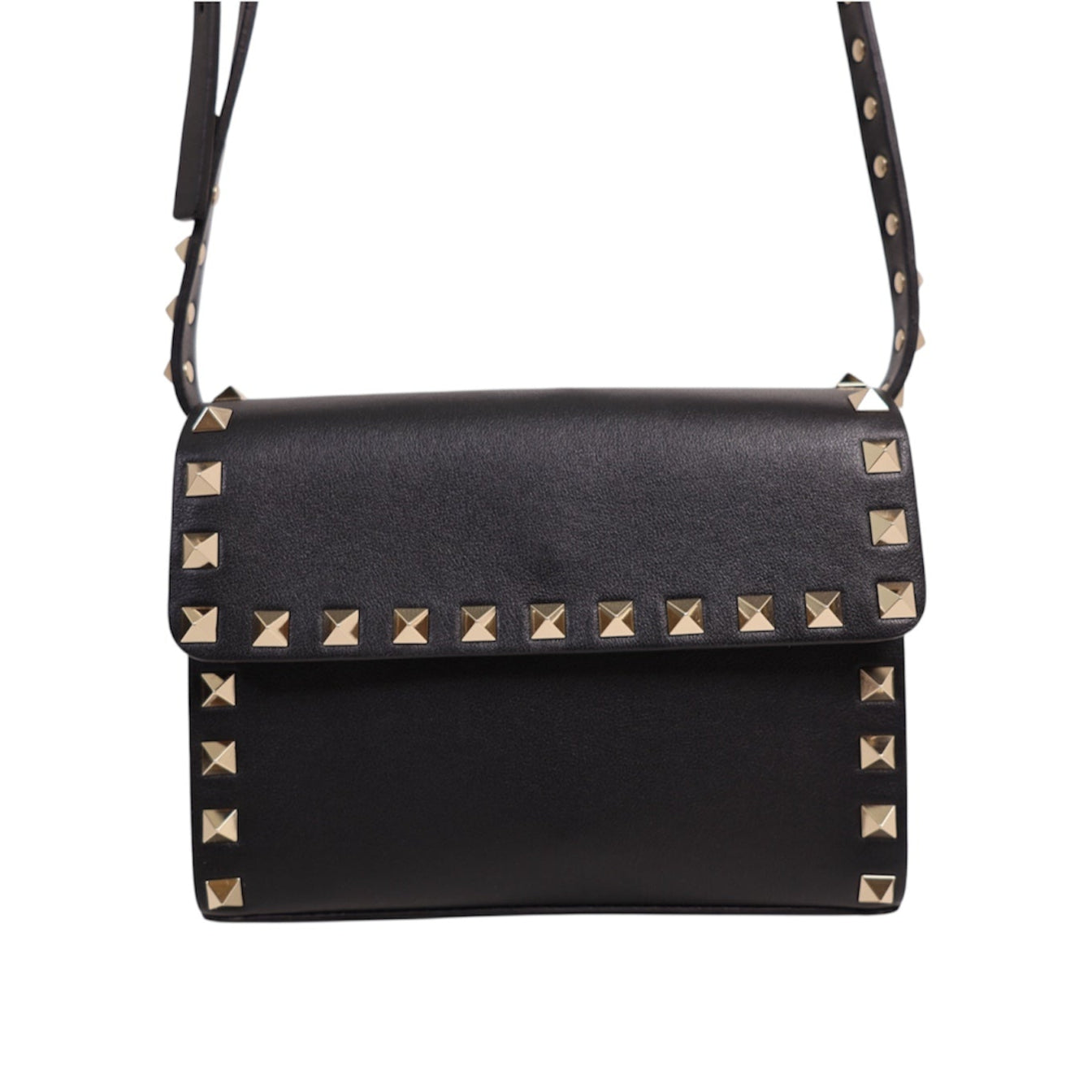 Valentino Rockstud Mini Leather Crossbody Bag