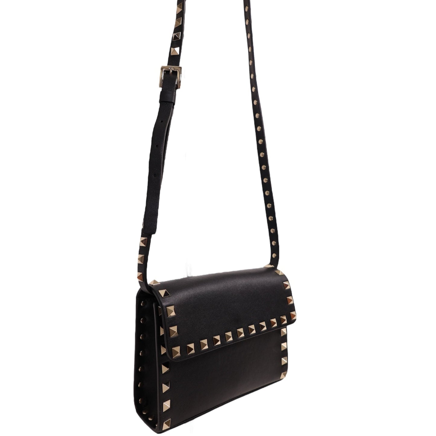 Valentino Rockstud Mini Leather Crossbody Bag
