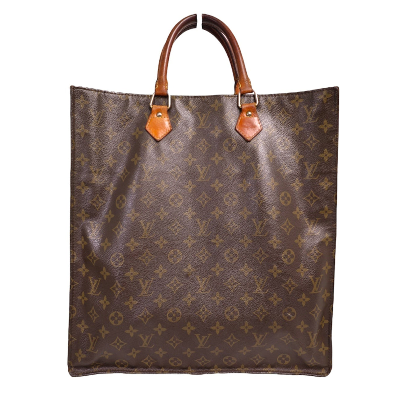Louis Vuitton LV Monogram Sac Plat Vintage Tote Bag