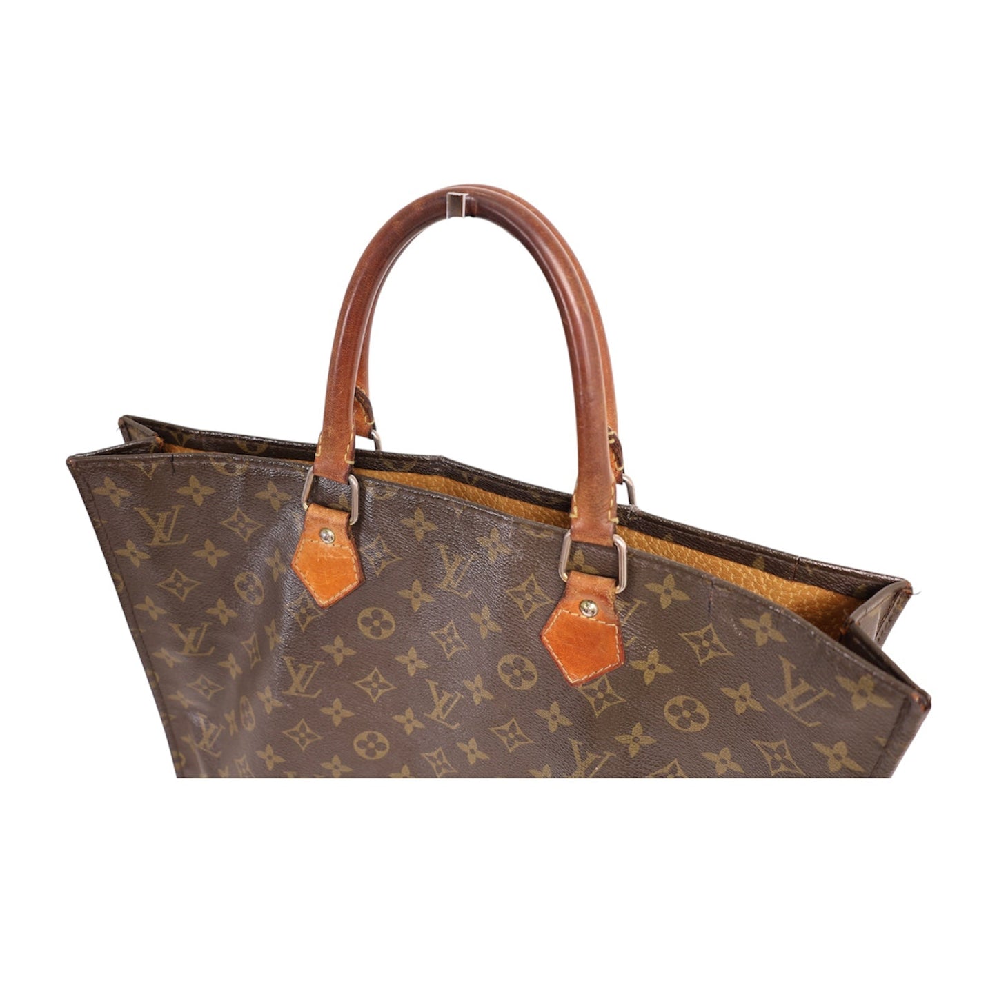 Louis Vuitton LV Monogram Sac Plat Vintage Tote Bag