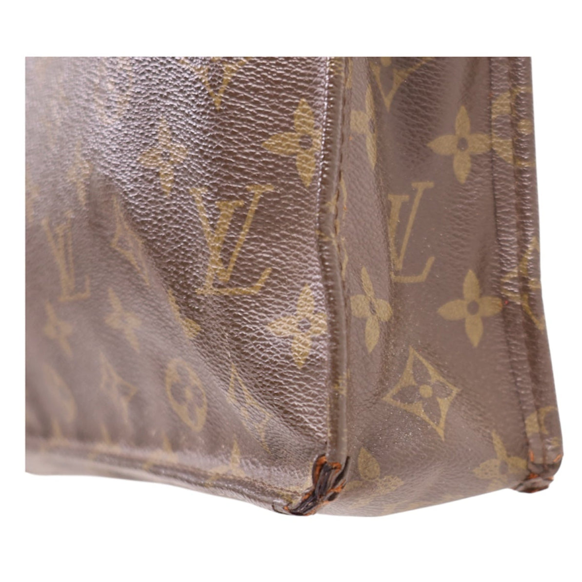 Louis Vuitton LV Monogram Sac Plat Vintage Tote Bag