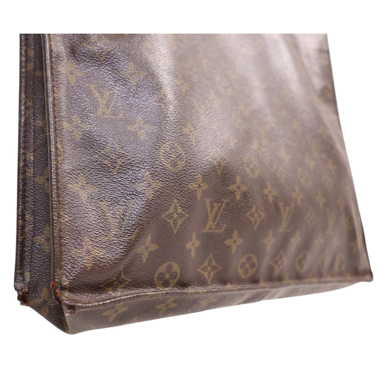 Louis Vuitton LV Monogram Sac Plat Vintage Tote Bag