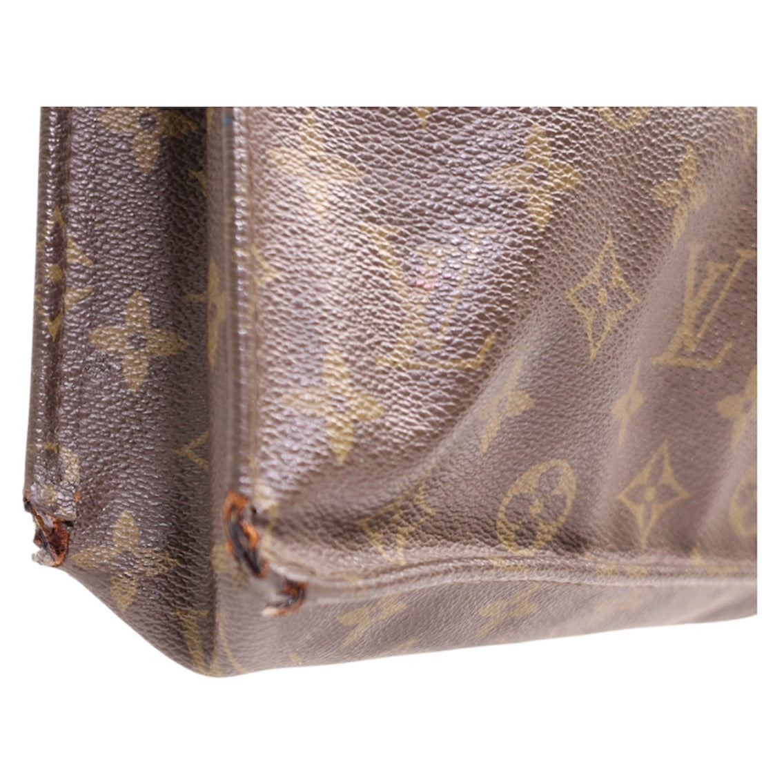 Louis Vuitton LV Monogram Sac Plat Vintage Tote Bag