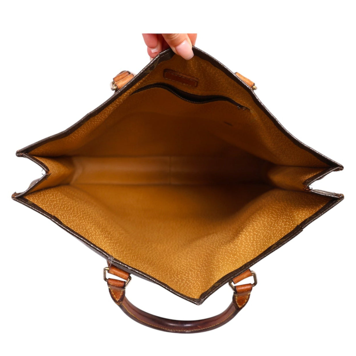 Louis Vuitton LV Monogram Sac Plat Vintage Tote Bag