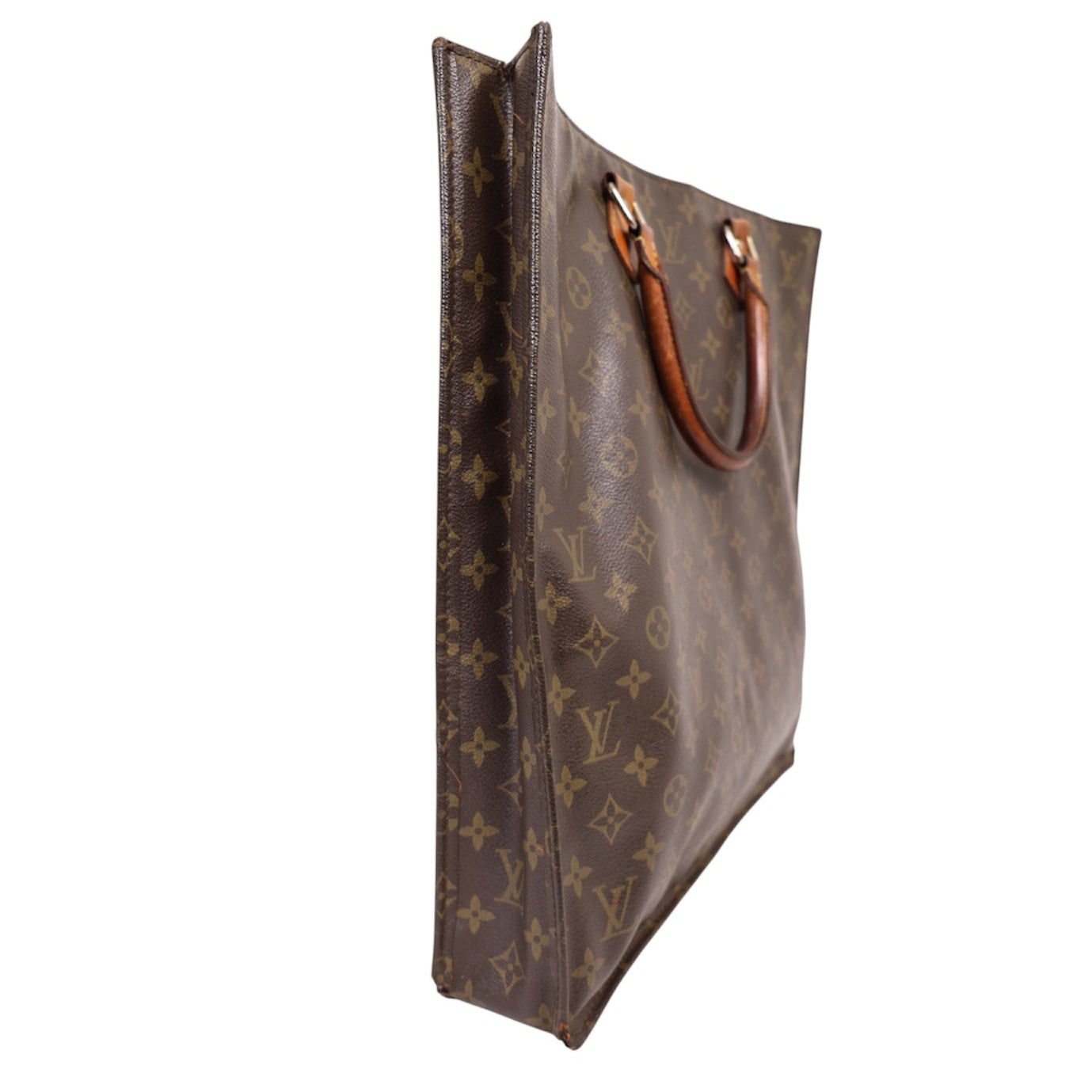 Louis Vuitton LV Monogram Sac Plat Vintage Tote Bag