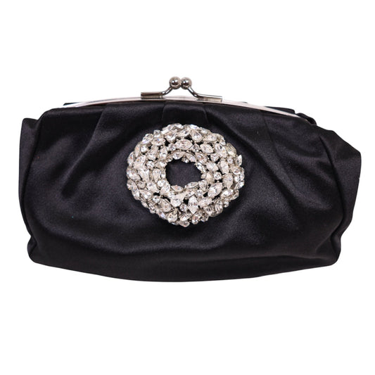 Balenciaga Jewel embellished Silk Satin Clutch