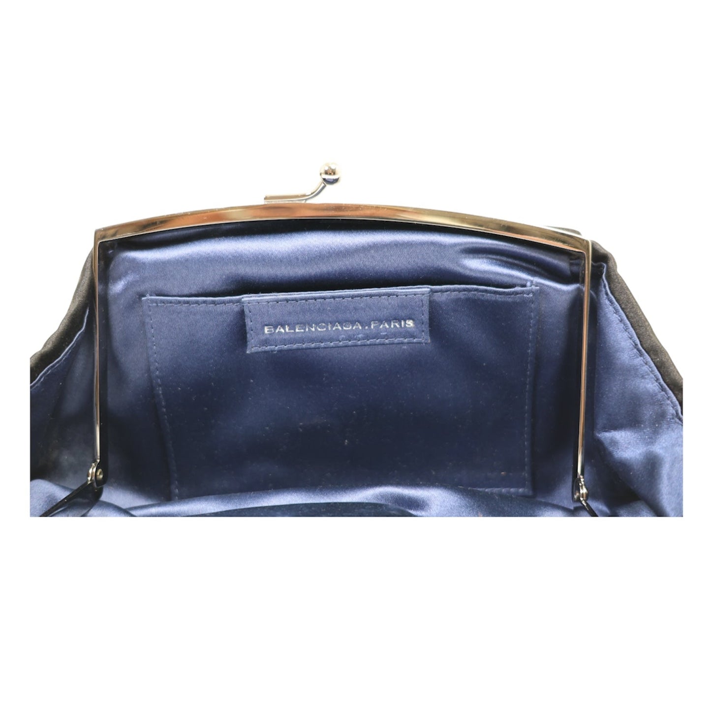 Balenciaga Jewel embellished Silk Satin Clutch