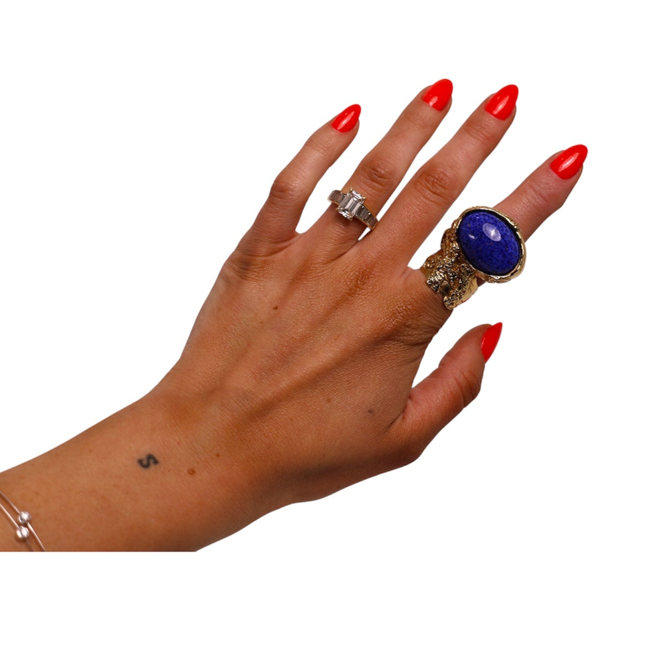 Yves Saint Laurent Arty Glass Cocktail Ring