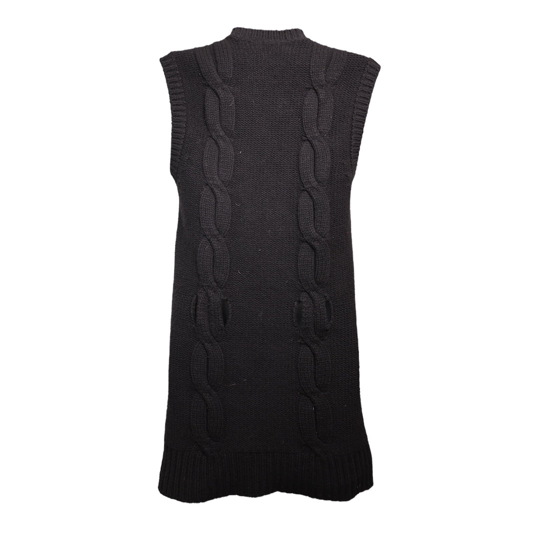 Celine Cable Knit Tunic Vest