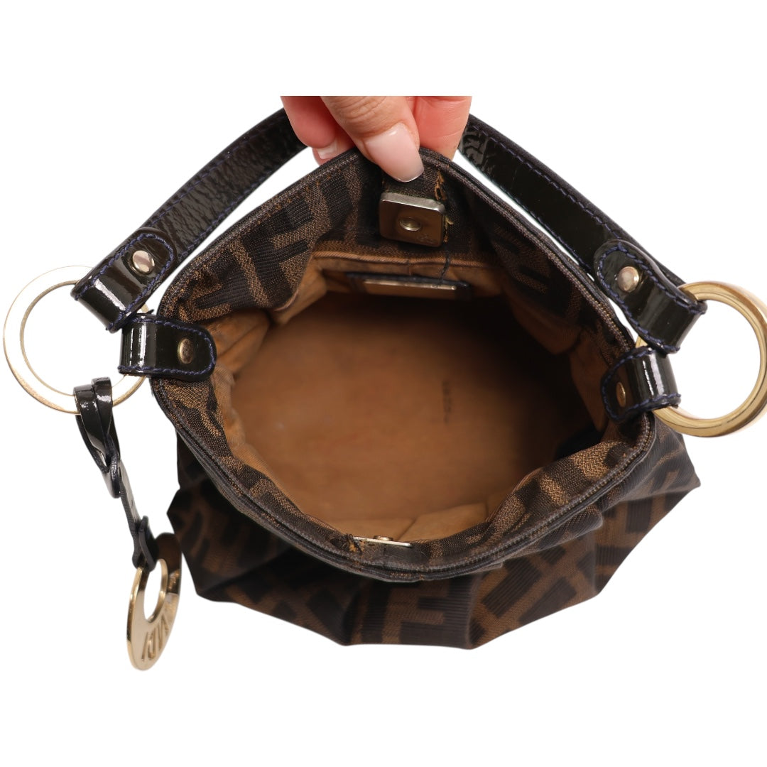 Fendi Zucca FF Chef Mini Vintage Shoulder Bag