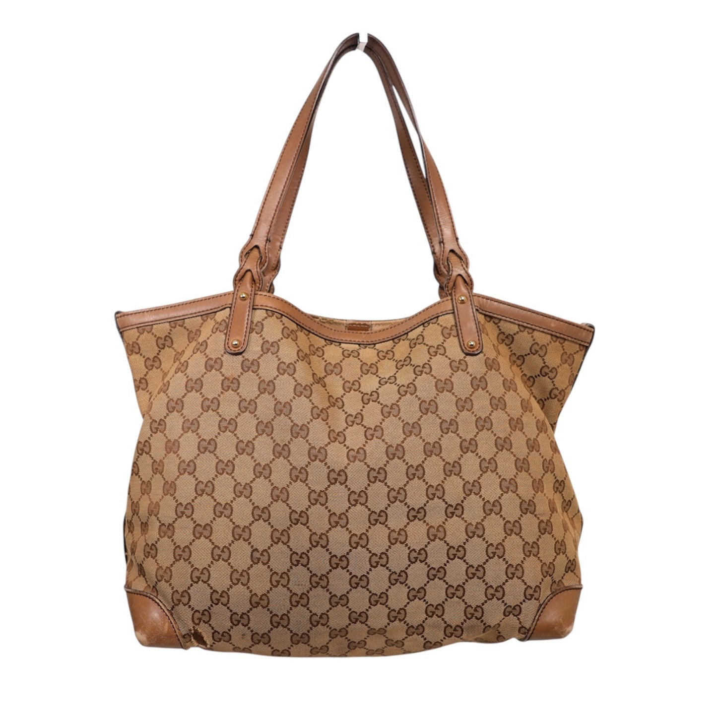 Gucci GG Canvas Craft Medium Tote Bag