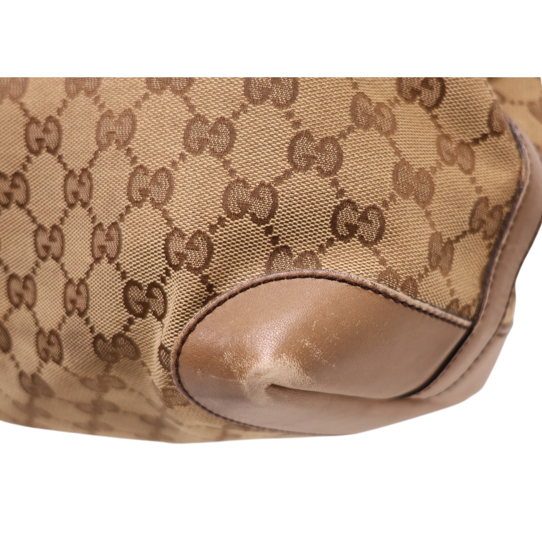 Gucci GG Canvas Craft Medium Tote Bag