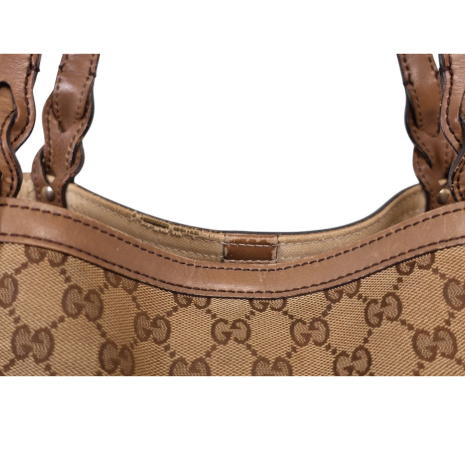 Gucci GG Canvas Craft Medium Tote Bag
