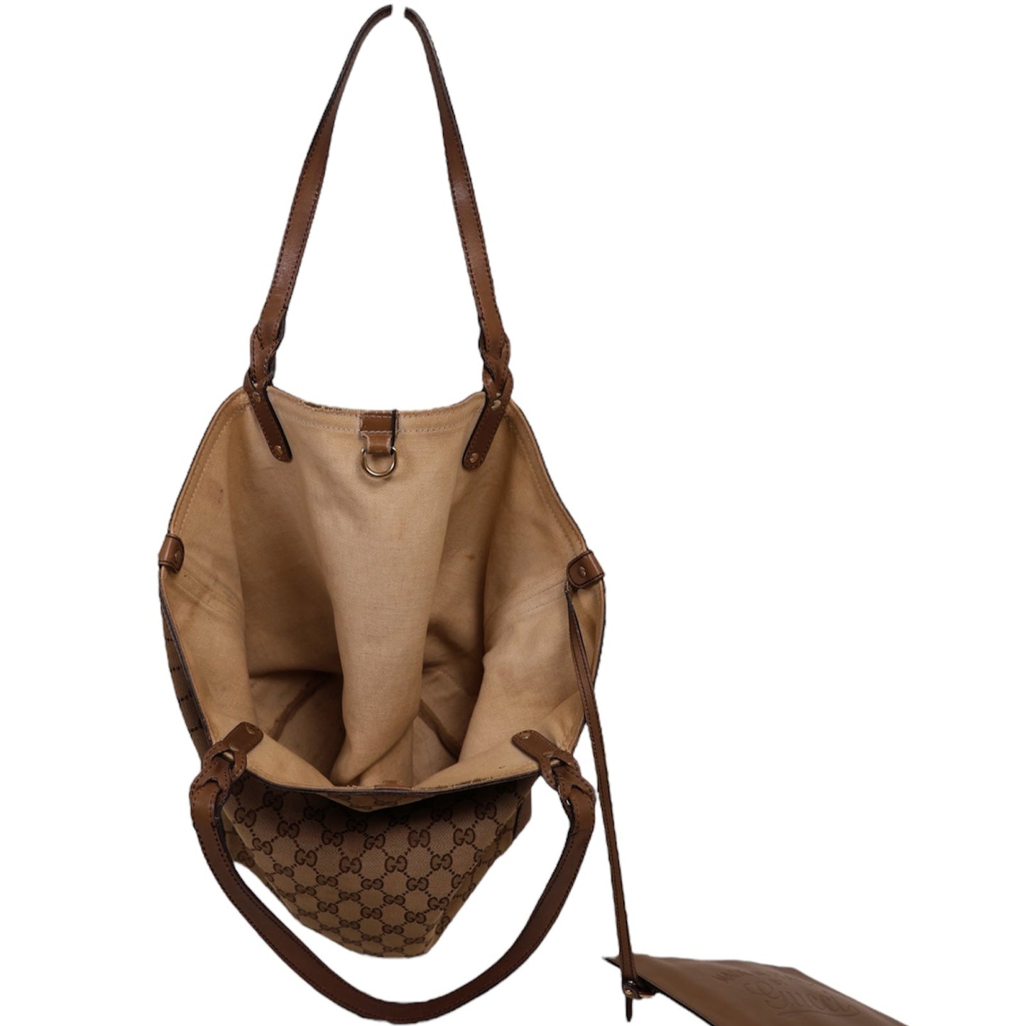 Gucci GG Canvas Craft Medium Tote Bag