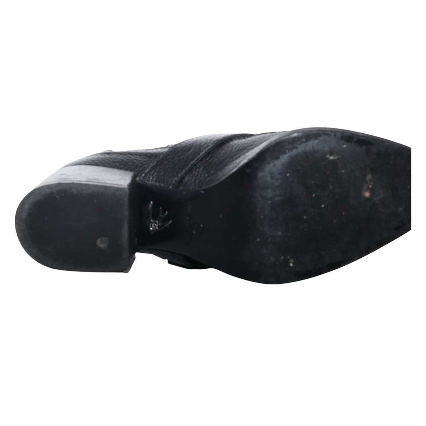 Alexander McQueen Leather Chain-Link Chelsea Boots (Size 38)