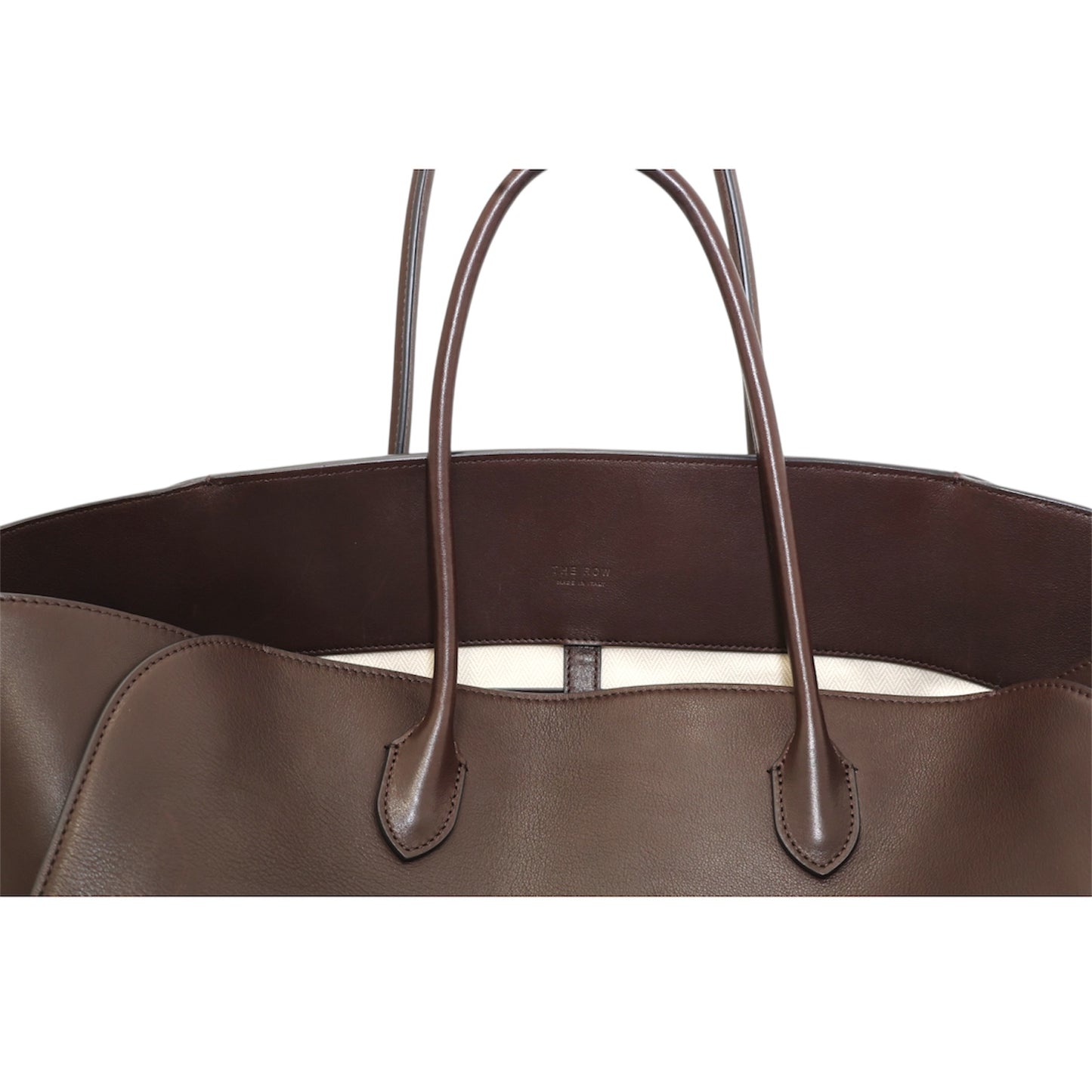 The Row Marlo 17 Leather Tote Bag