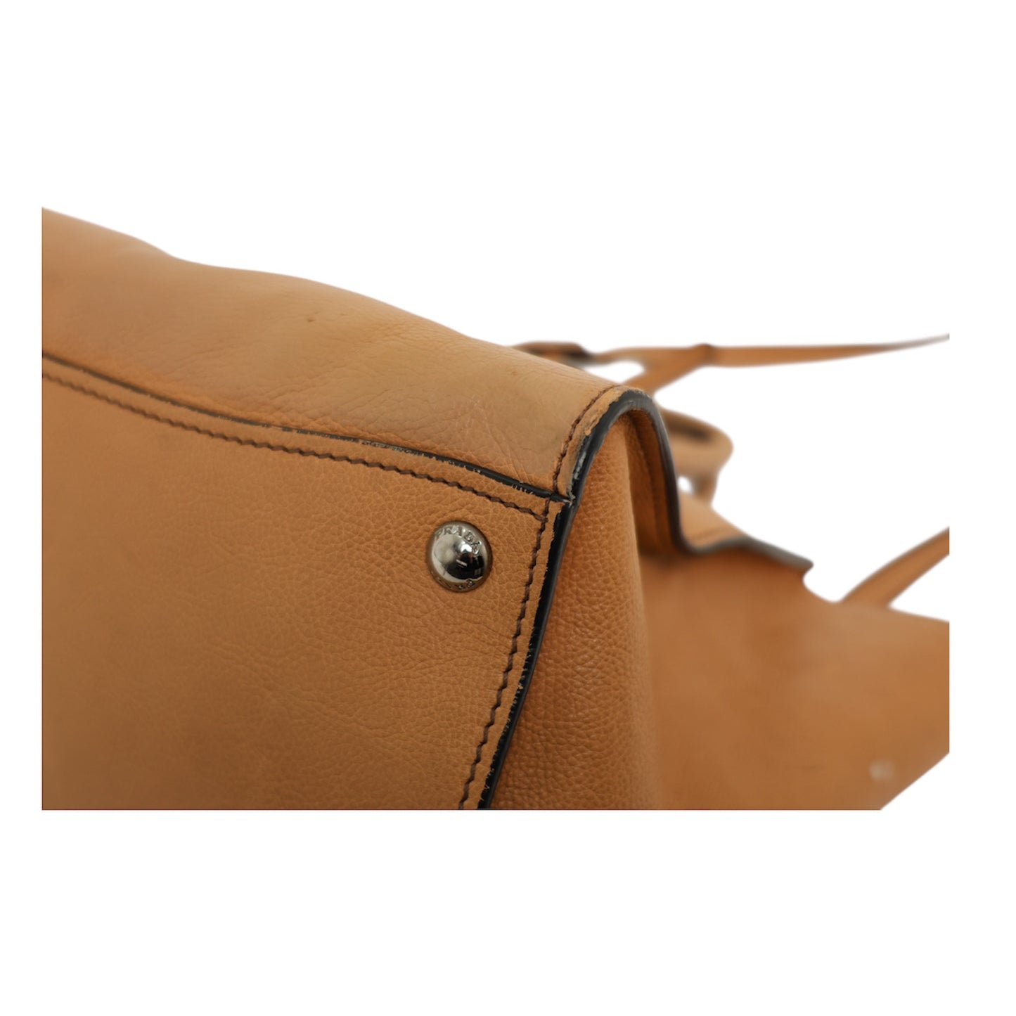 Prada Glace Calf Twin Pocket Tote