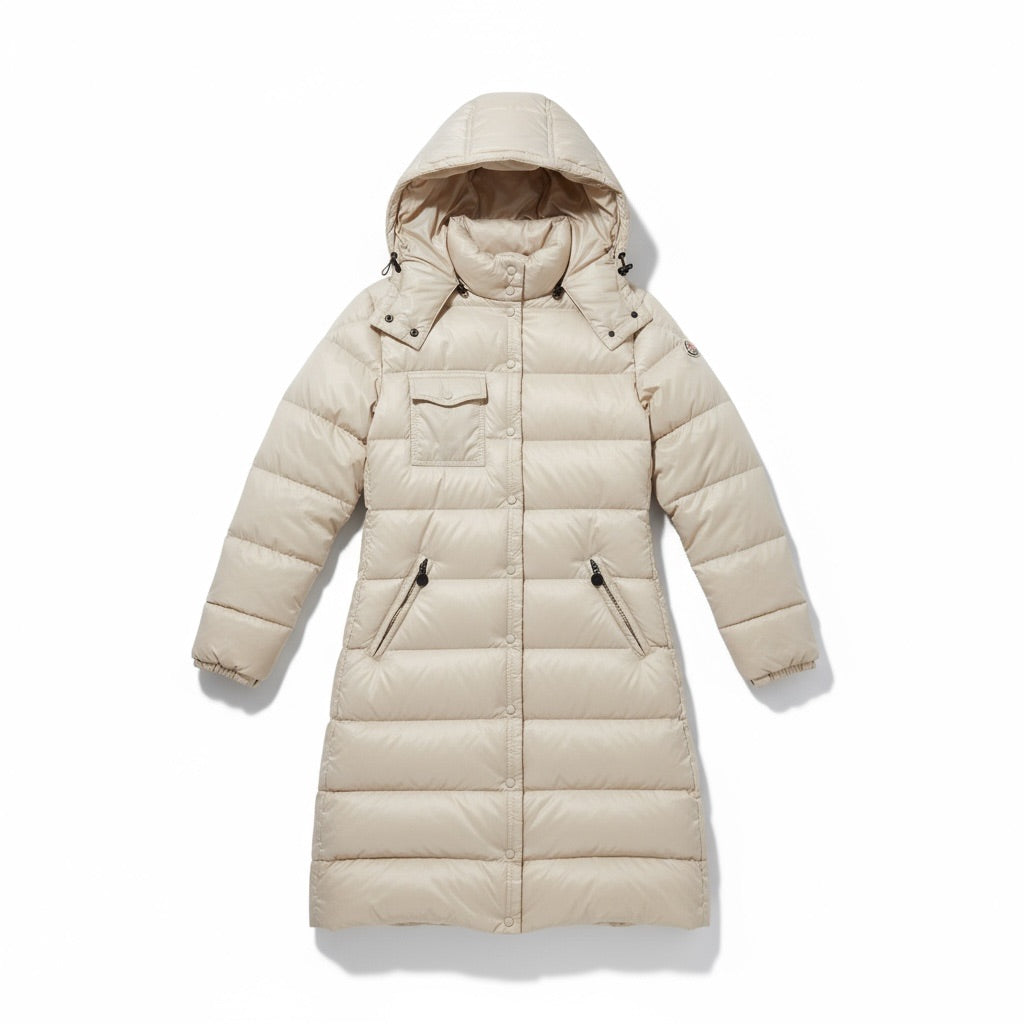 Moncler Hermine Giubbotto Hooded Down Coat