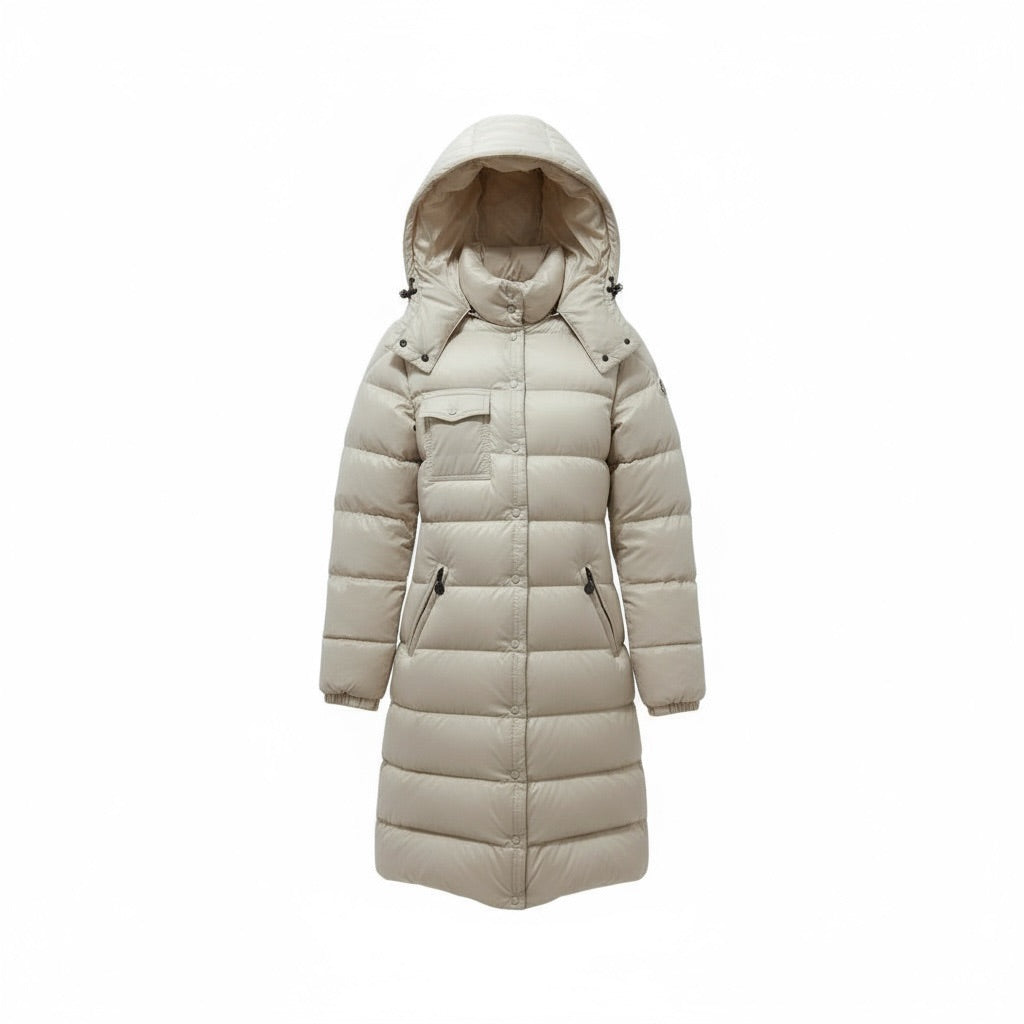 Moncler Hermine Giubbotto Hooded Down Coat