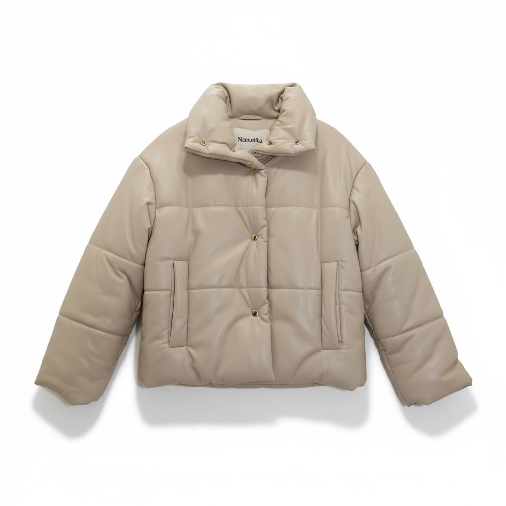 Nanushka Hide Vegan Leather Puffer Jacket