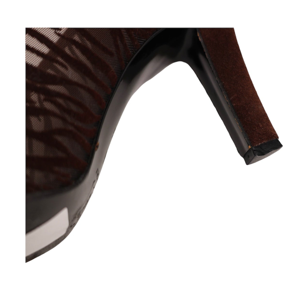 Saint Laurent Vintage Zebra Mesh Pumps (Size 8.5)