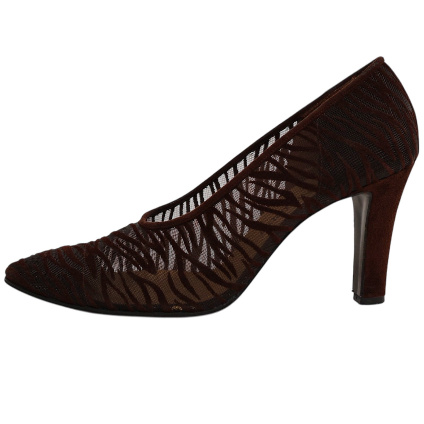 Saint Laurent Vintage Zebra Mesh Pumps (Size 8.5)