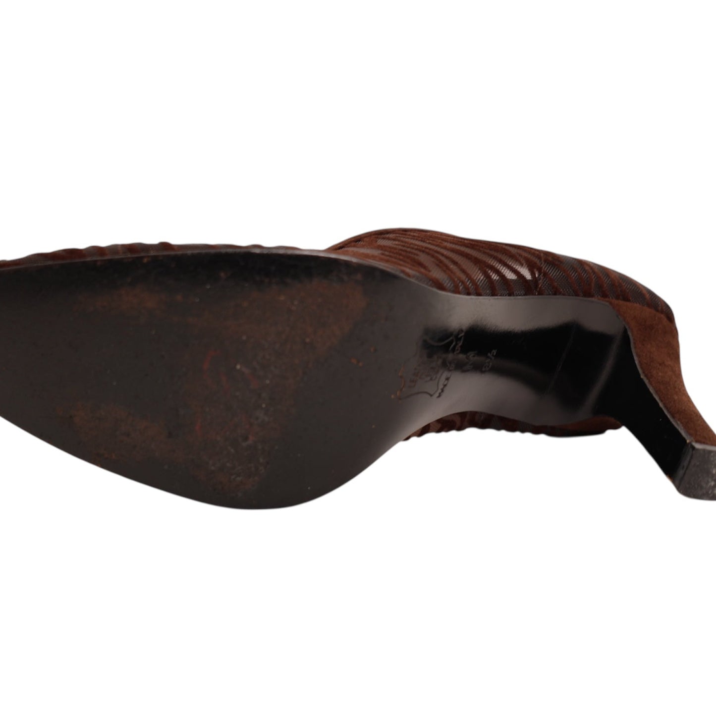 Saint Laurent Vintage Zebra Mesh Pumps (Size 8.5)