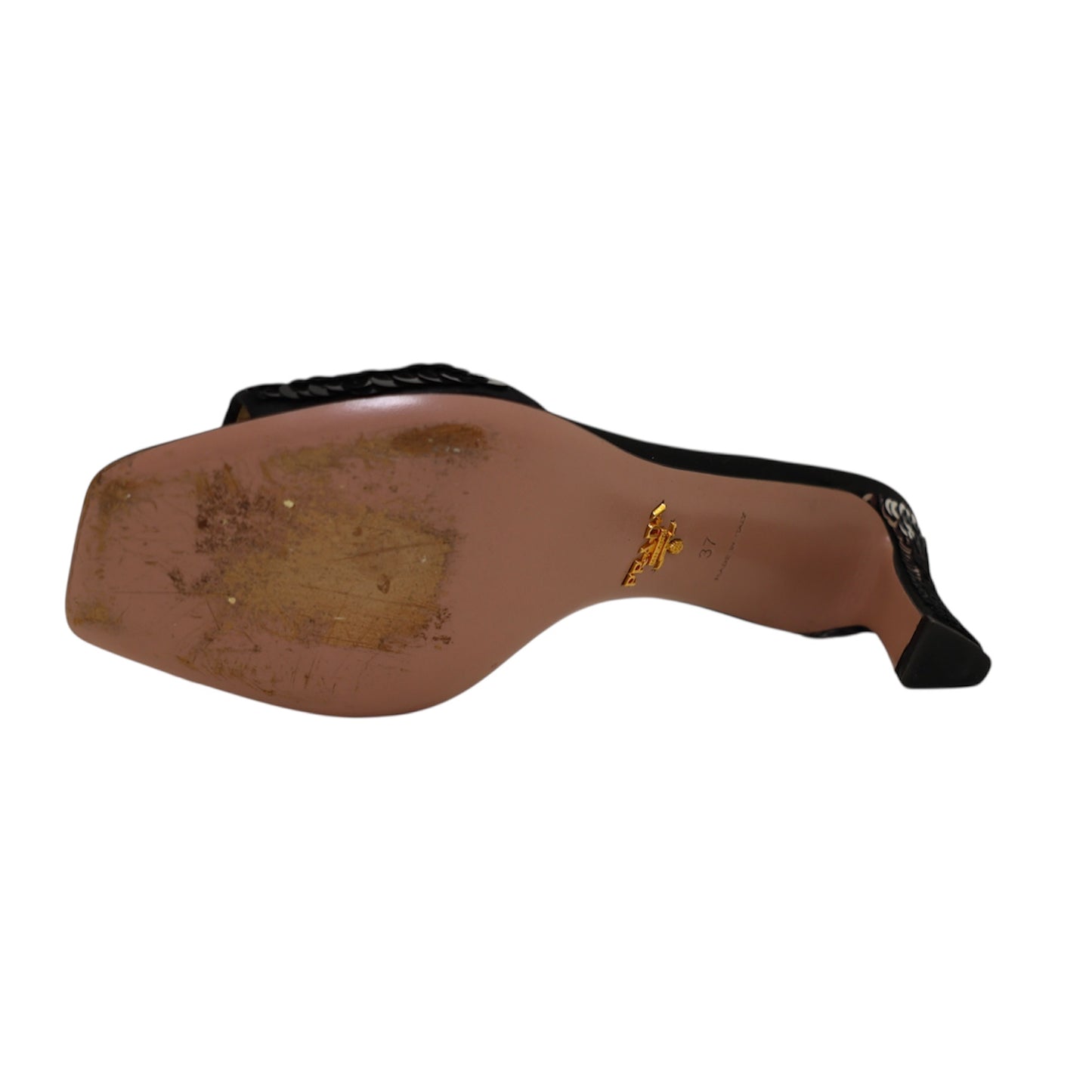 Prada Sequin Mule Heels (Size 37)