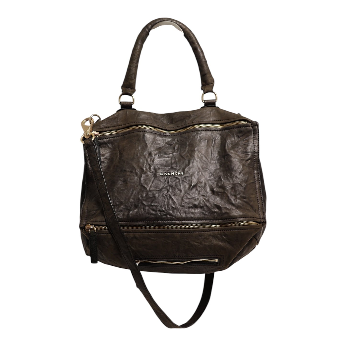 Givenchy Pandora Leather Large Bag with Strap