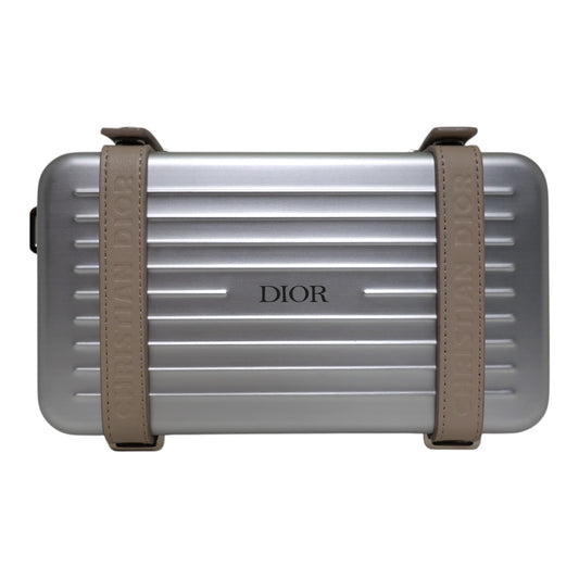 Dior x Rimowa Metal Crossbody Clutch Bag