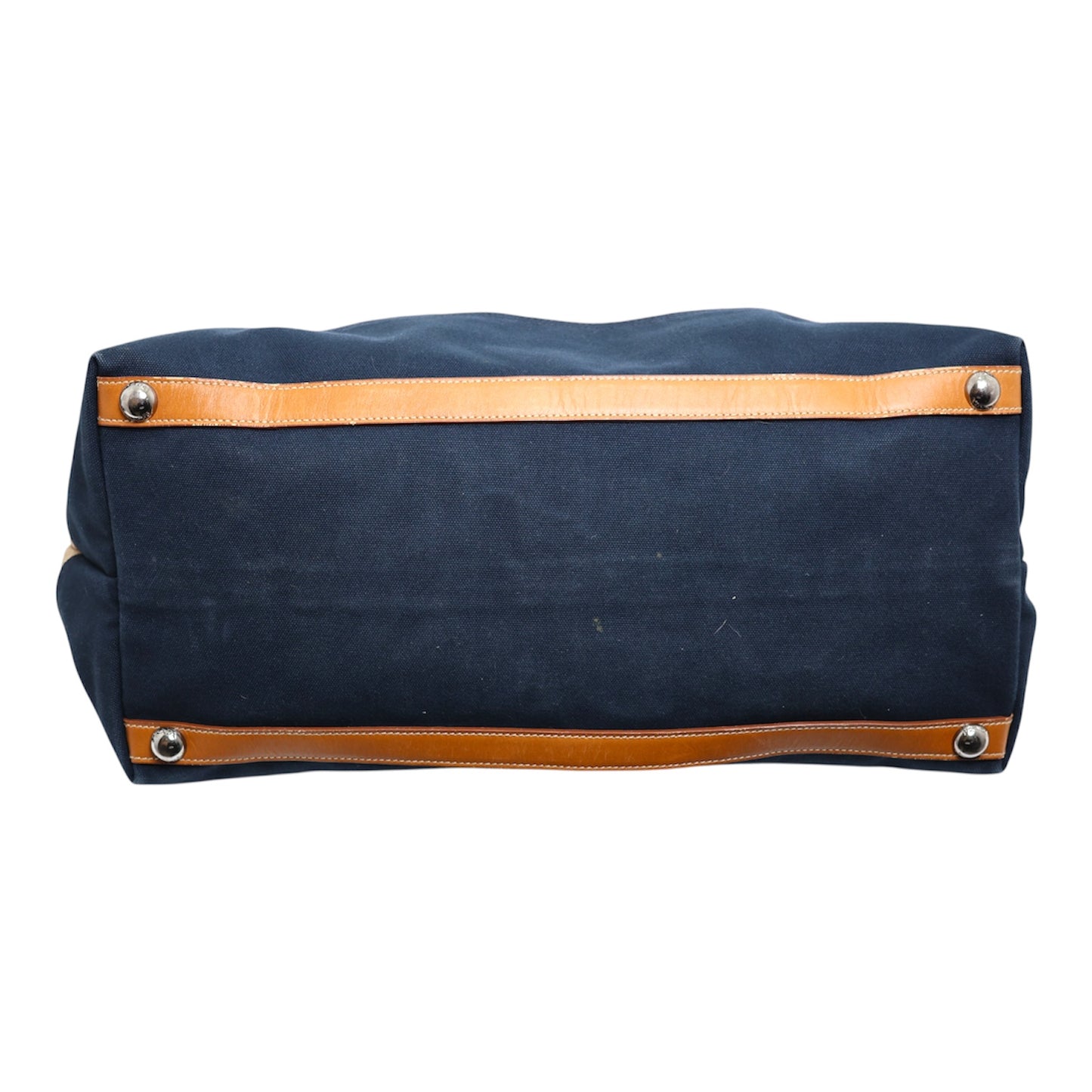 Prada Canapa Saffiano Trim Two Way Tote