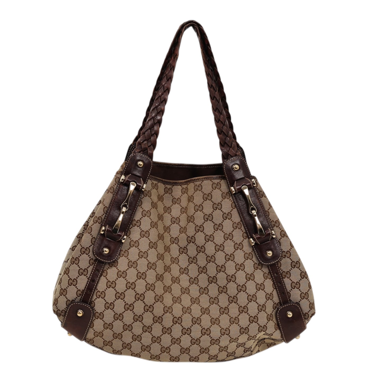 Gucci GG Monogram Canvas Hobo Bag