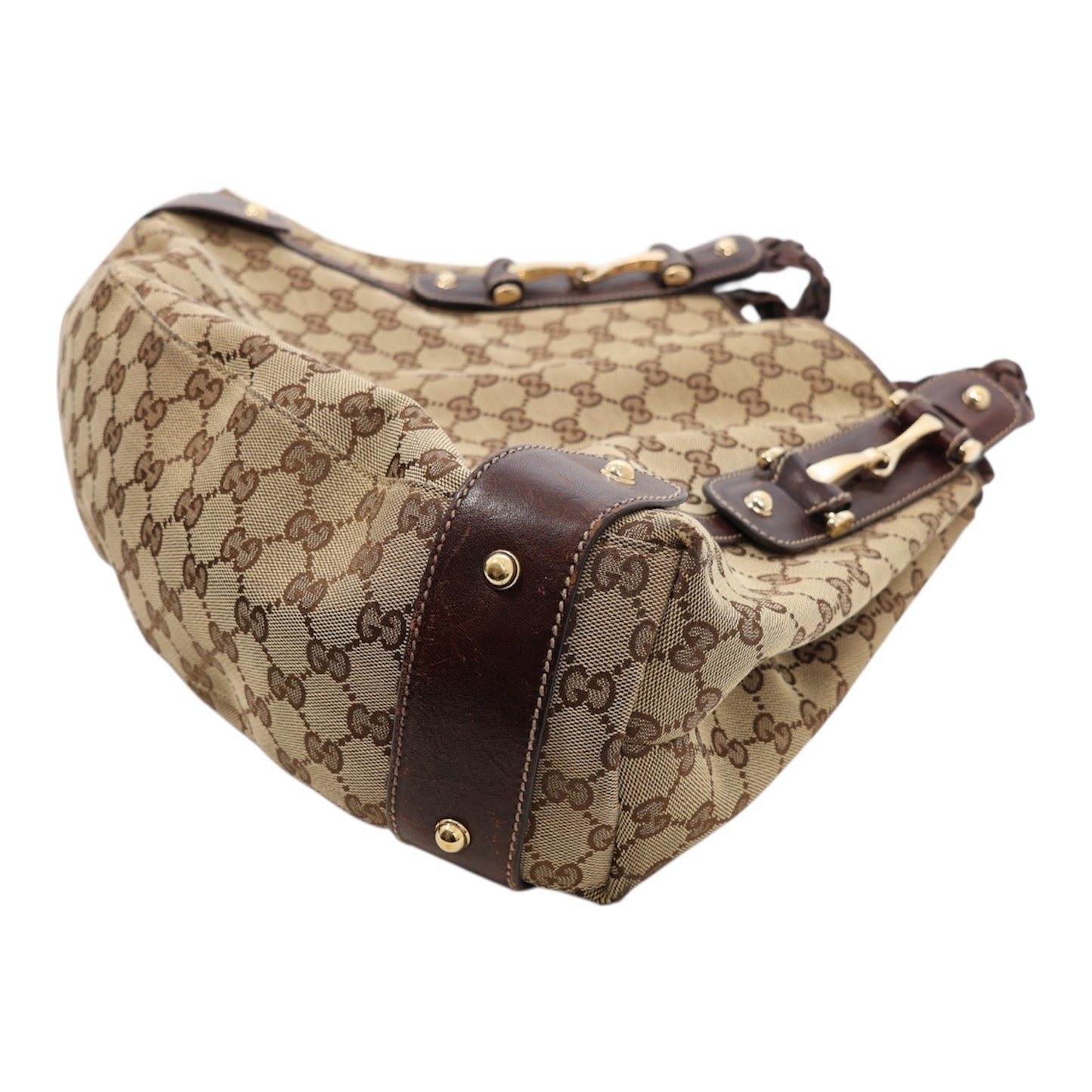 Gucci GG Monogram Canvas Hobo Bag