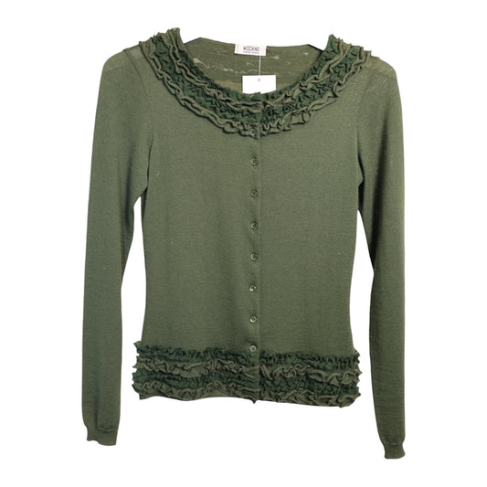 Moschino Cheap & Chic Ruffle Wool Cardigan