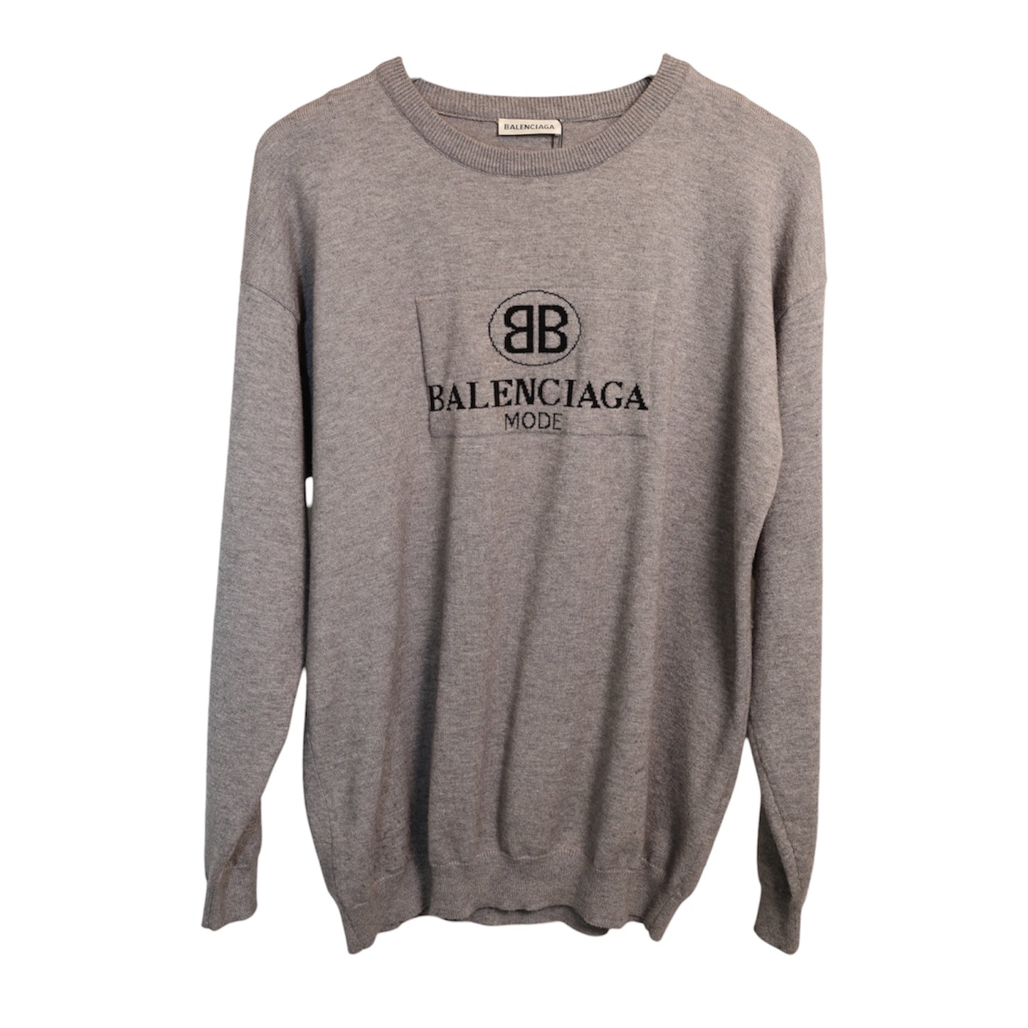 Balenciaga BB Mode Logo Crewneck Sweater