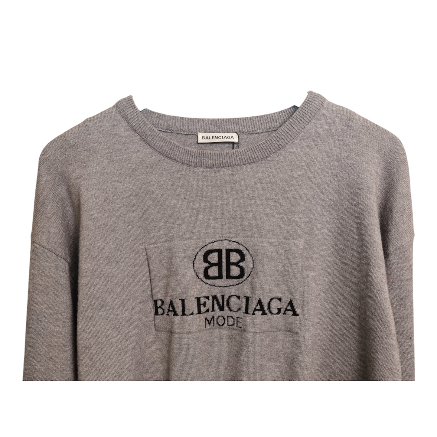 Balenciaga BB Mode Logo Crewneck Sweater