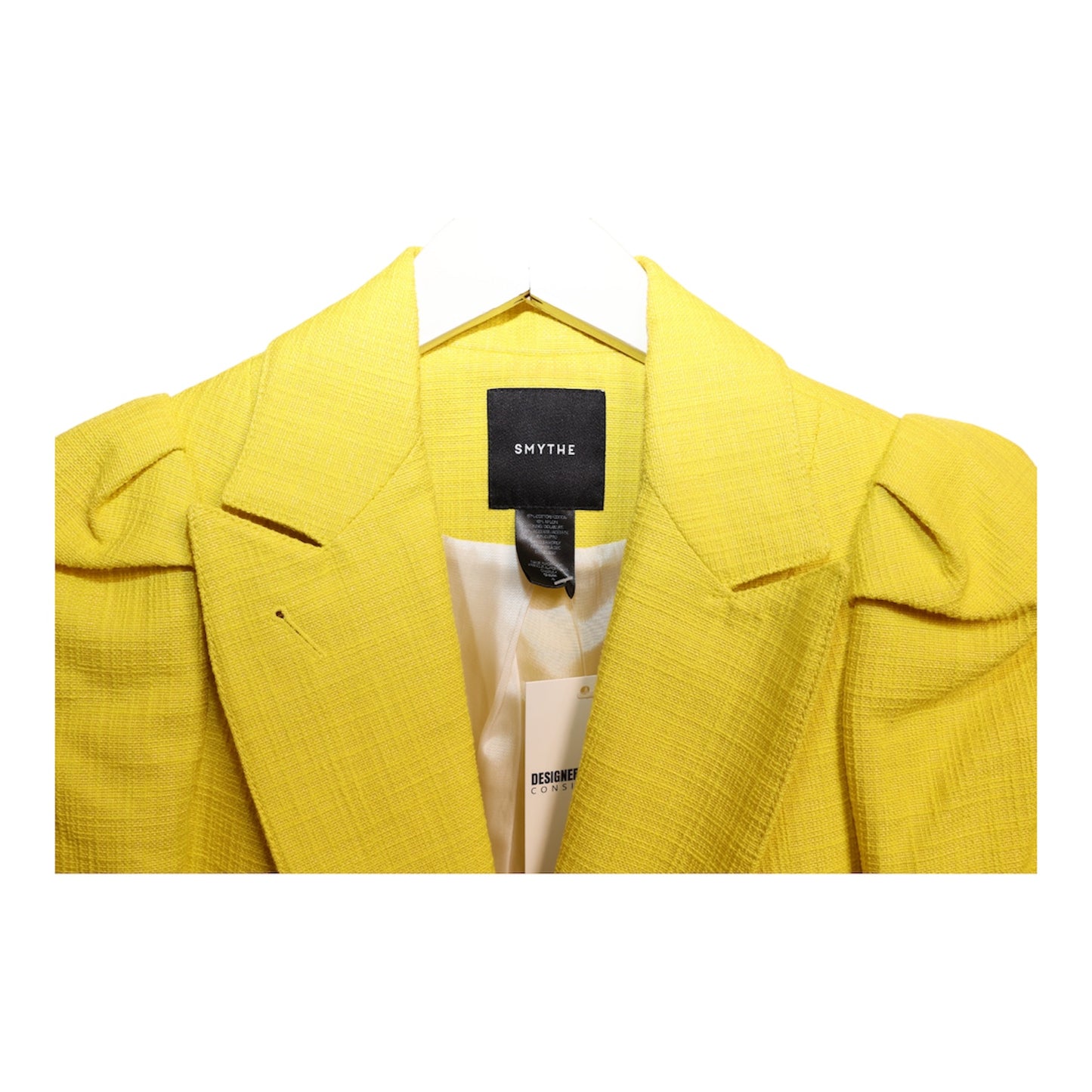Smythe Yellow Box Pleat Blazer