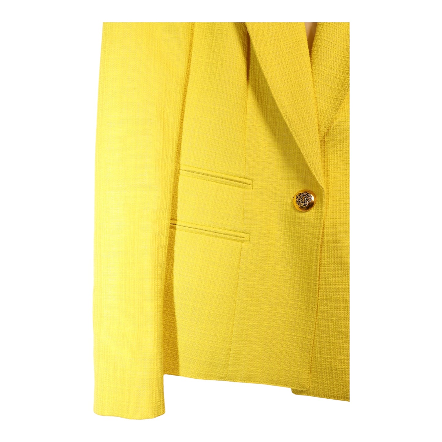 Smythe Yellow Box Pleat Blazer