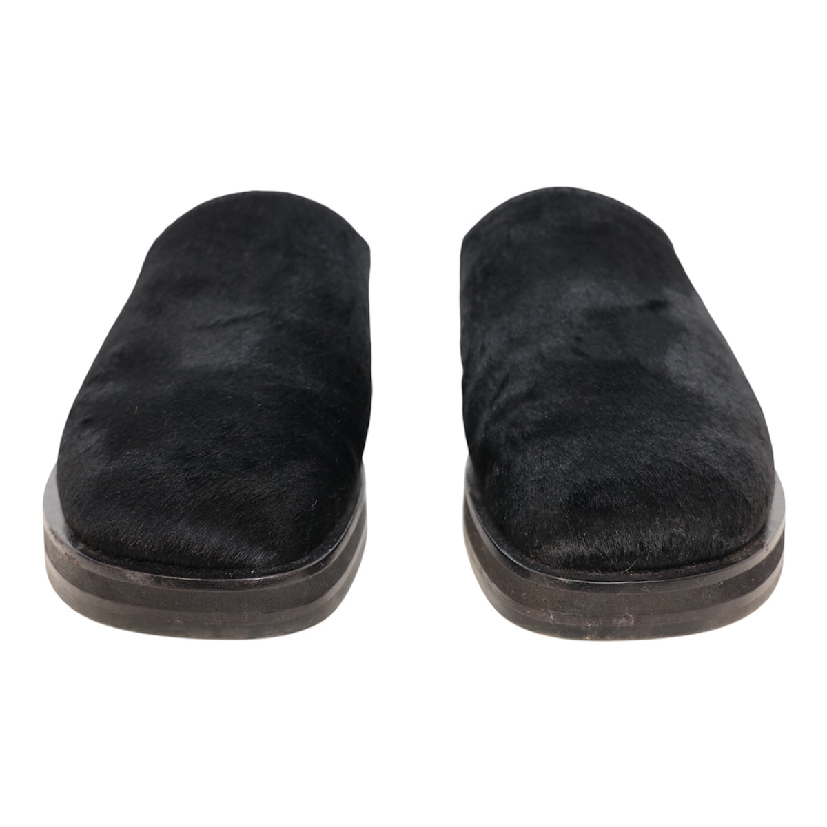 The Row Pony Hair & Leather Sabot Mule (Size 41)