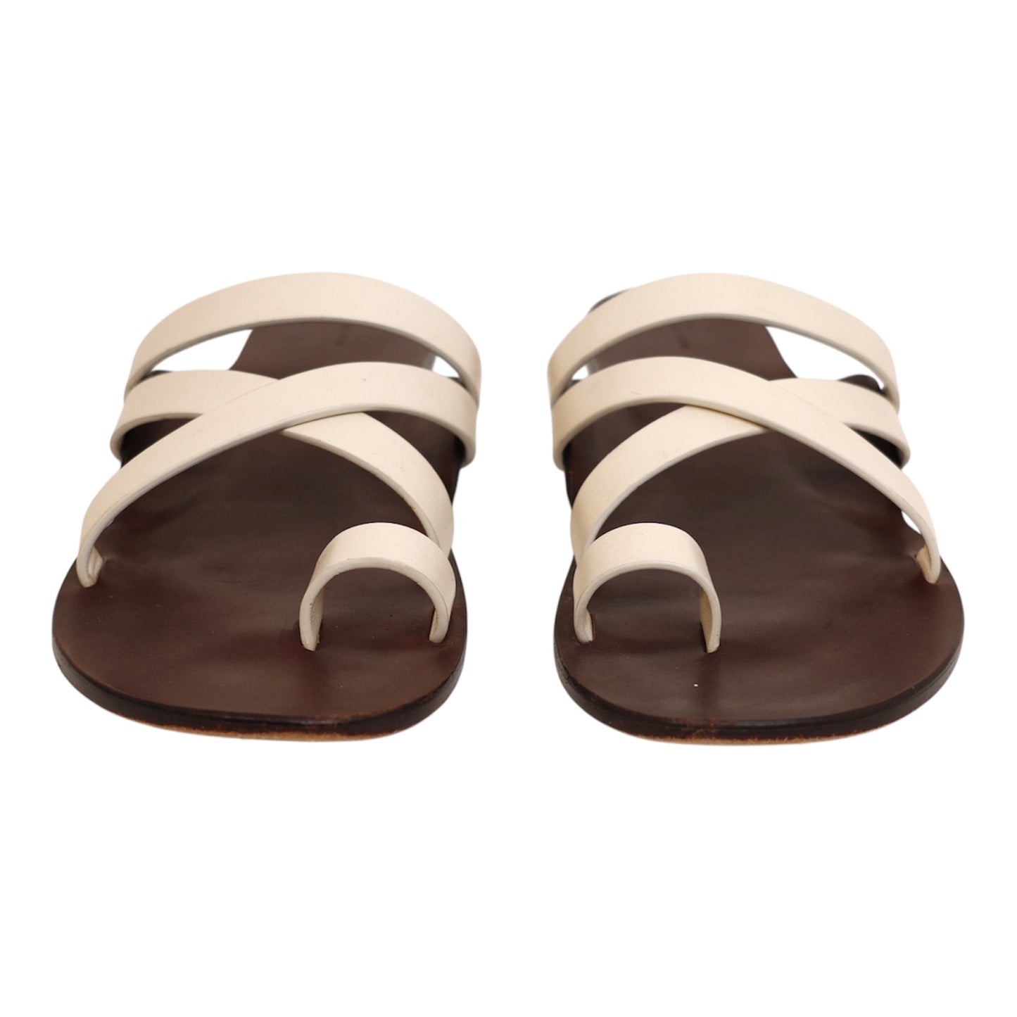 The Row Kris Leather Sandal (Size 41)