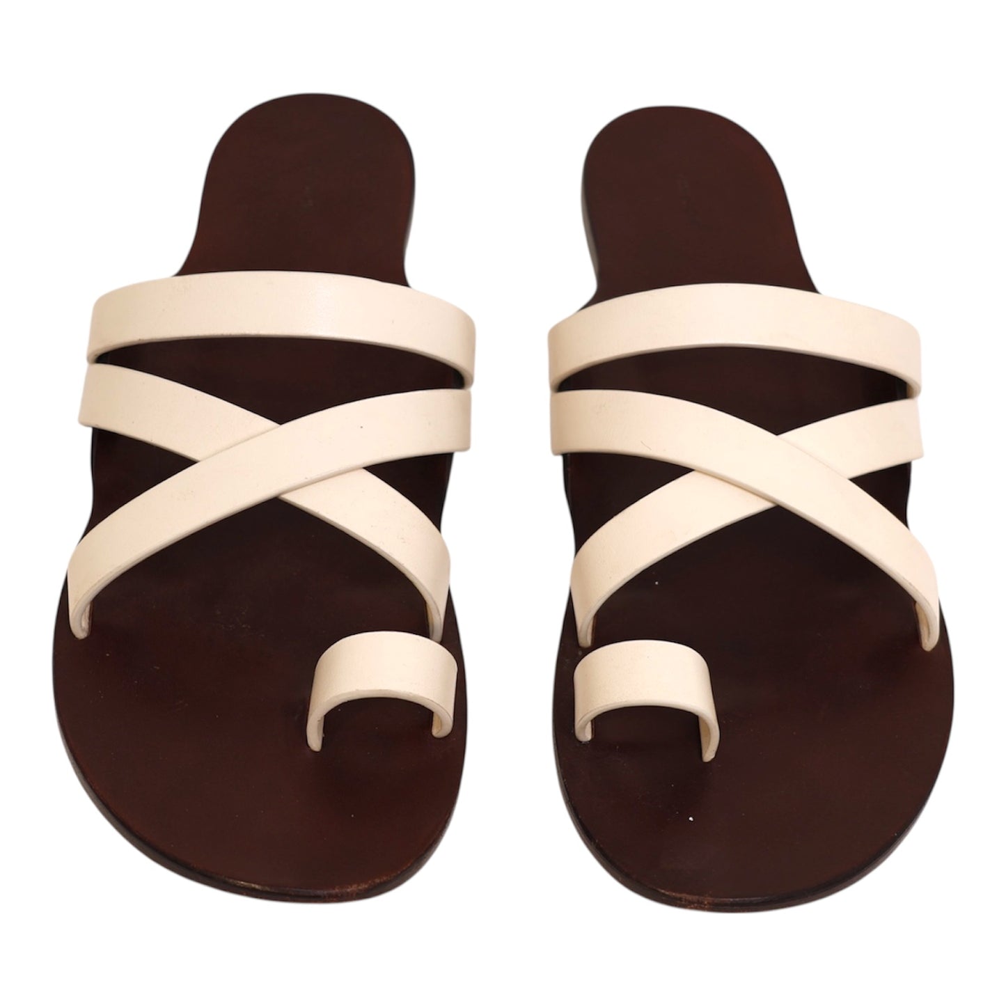 The Row Kris Leather Sandal (Size 41)