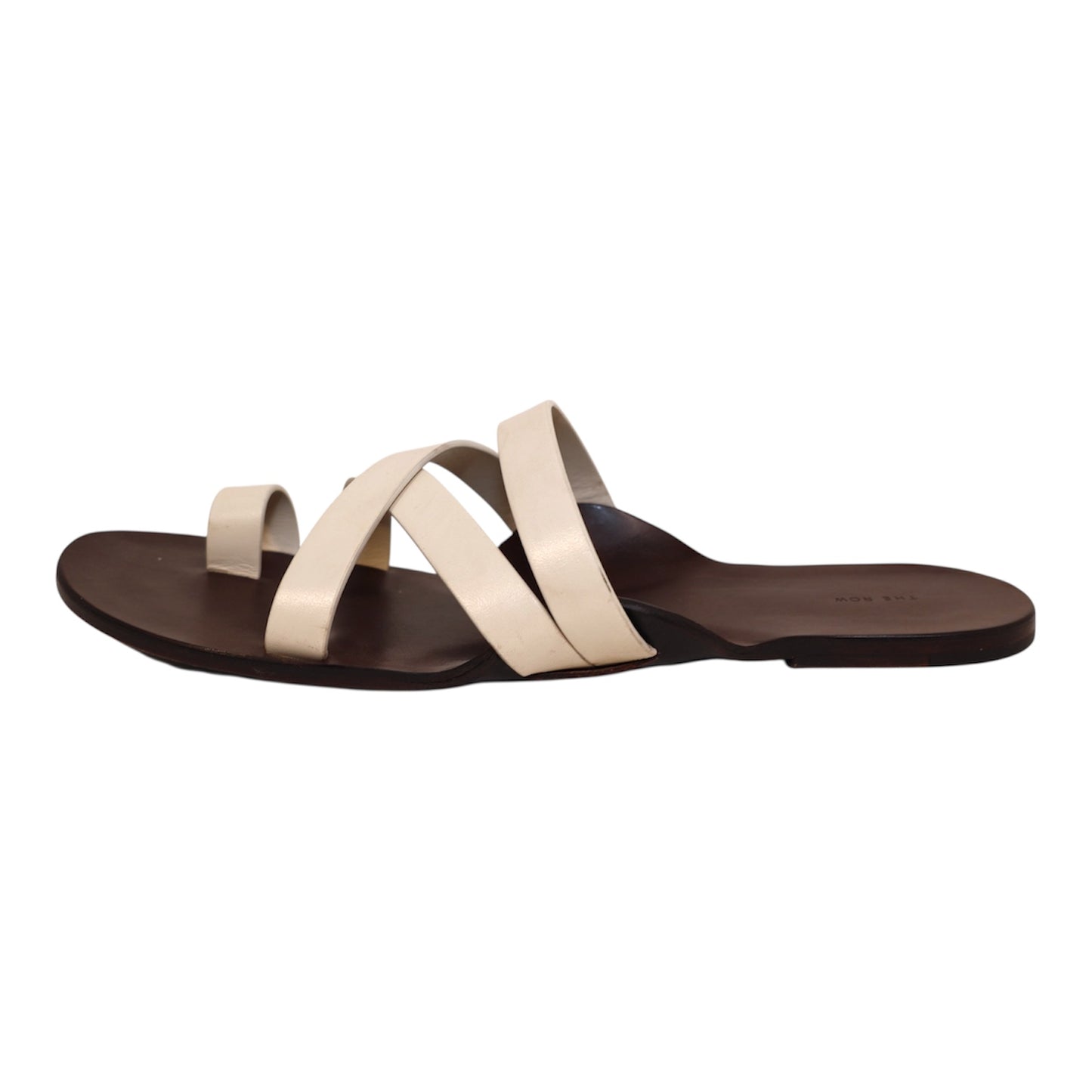 The Row Kris Leather Sandal (Size 41)